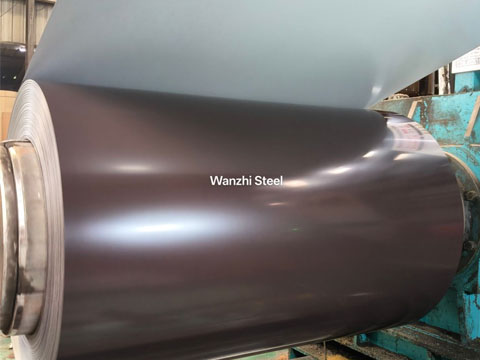 RAL 8019 ppgi coil production completed