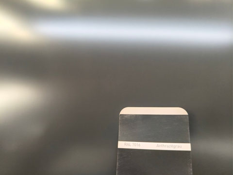 RAL7016 color card comparison