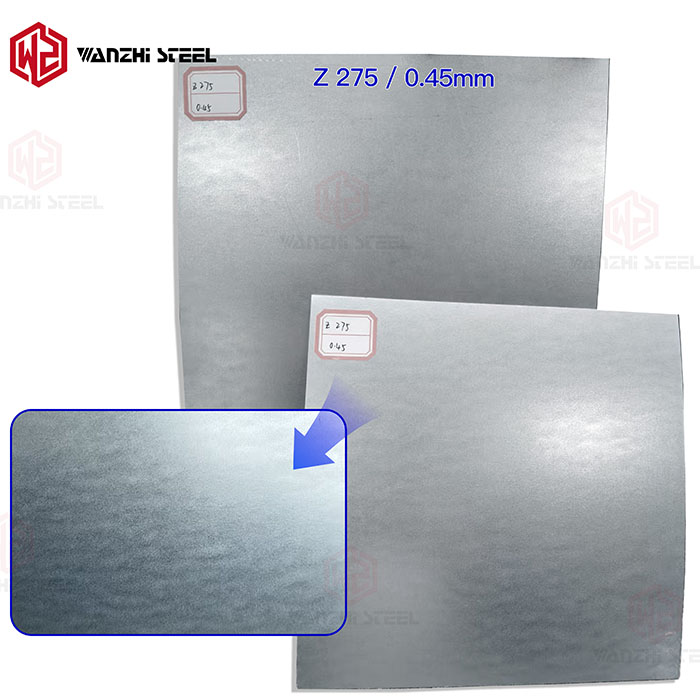 0.45mm Z275 galvanized steel sheet