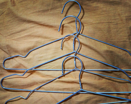 Cold-drawn wire hanger