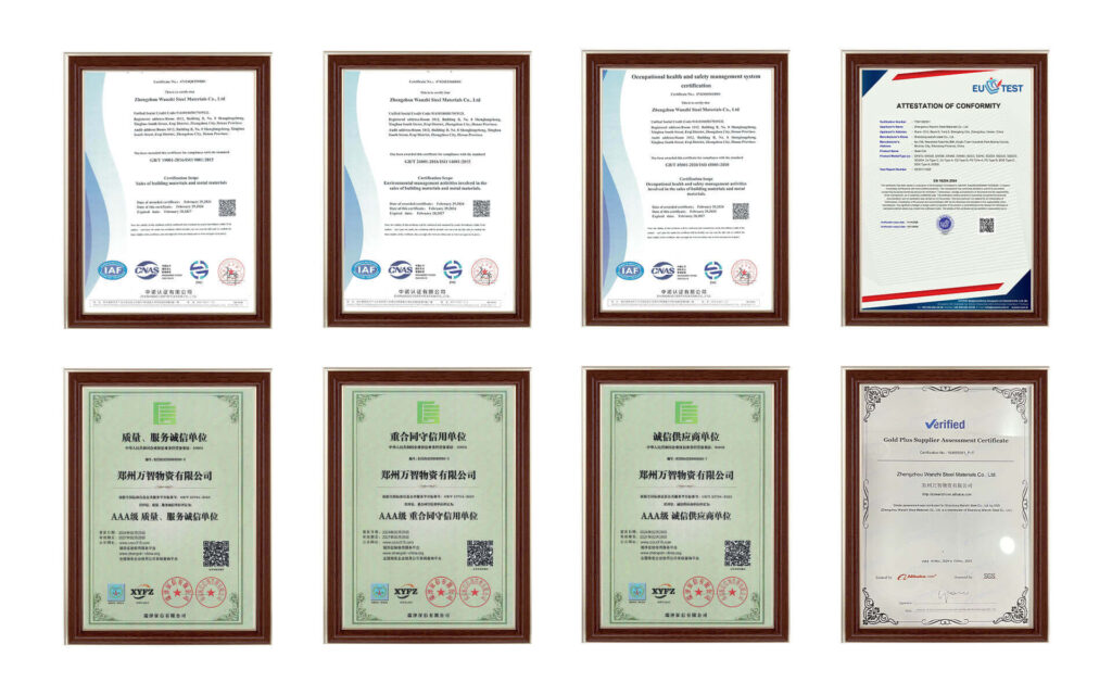 Our Certificates