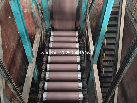 Applying Ral 8017 paint