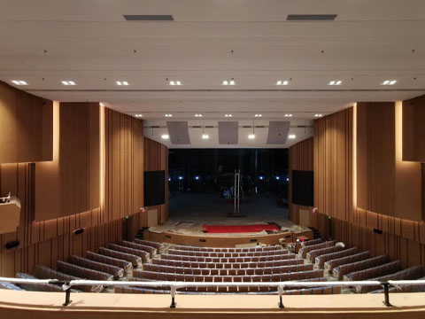 Concert hall wall decoration