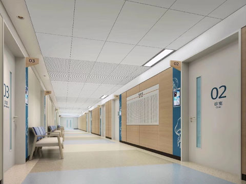 Hospital wall panels