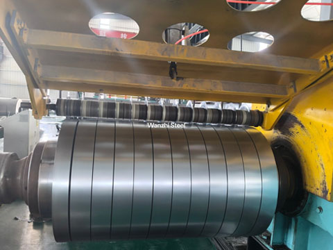 In the production of galvanized steel strip