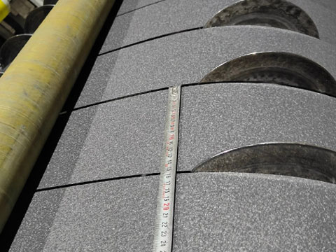 Ral 7024 color-coated steel strip measurement