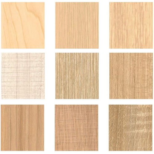 Wood grain color chart