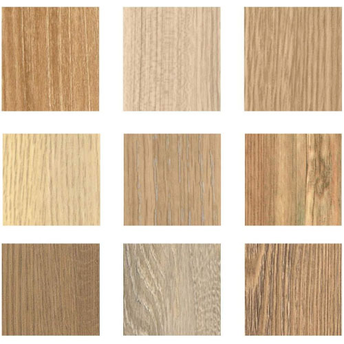 Wood grain color chart