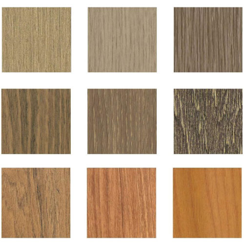 Wood grain color chart