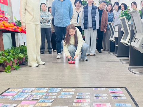 Colleagues actively participated in the game