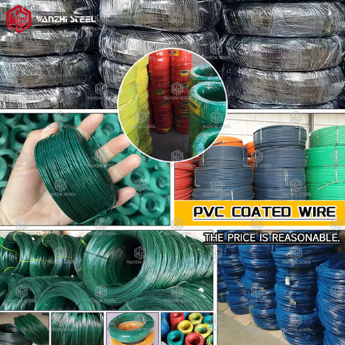PVC coated steel wire