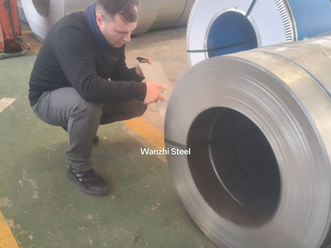 Customer agent testing of surface zinc coating