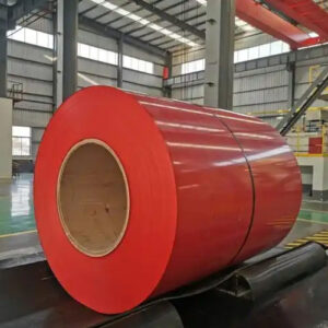 Electrostatic powder color coating coil