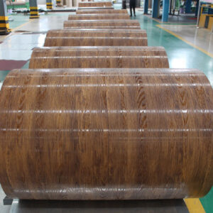 PVC wood grain steel coil