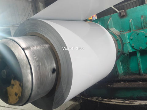 Pre-coated steel coils are in production.