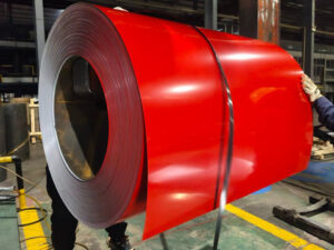 La produzione è stata completata con le bobine di acciaio verniciate di rosso.