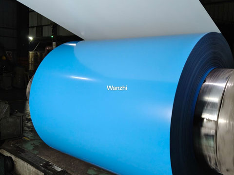 Blue PPGL steel coil