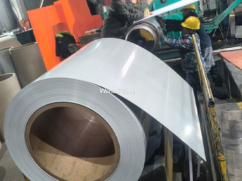 Produced Ral9003 PPGI steel coils