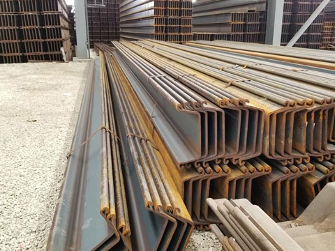 Steel sheet pile inventory