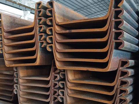 Details of Q355B steel sheet piles