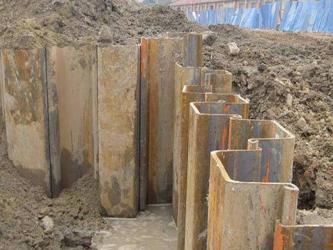 Sheet pile construction