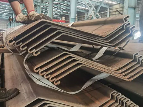 Z-shaped steel sheet piles