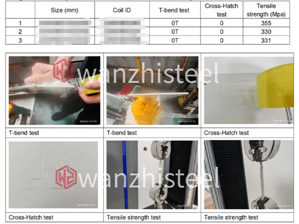 Mechanical Property Test Results