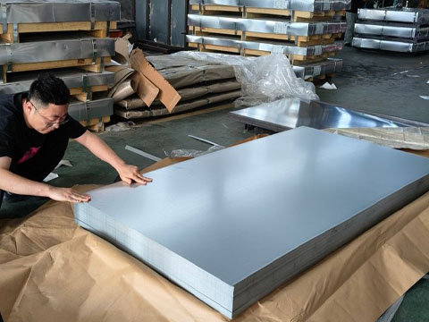 Produced galvanized steel sheets