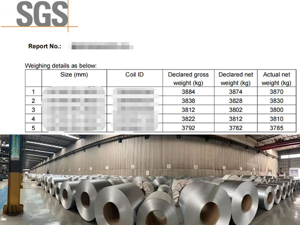 Verification of Steel Coil Quantities