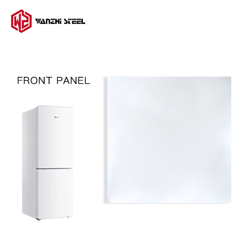 White steel plate
