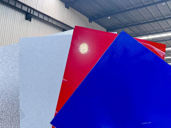 VCM steel plate and PCM steel plate