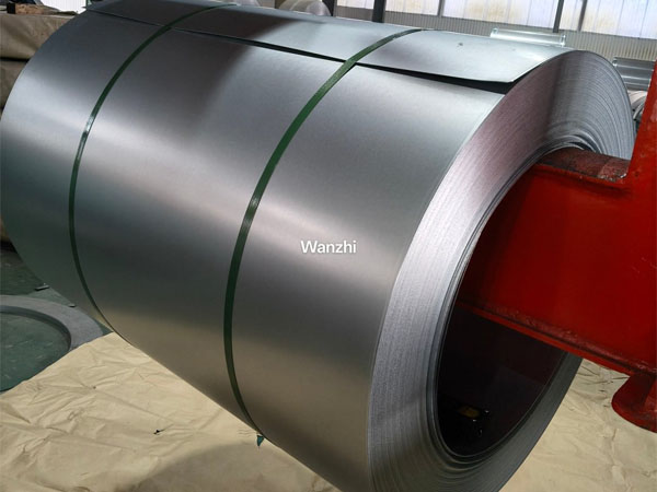 Zinc-free spangle galvanized steel coil