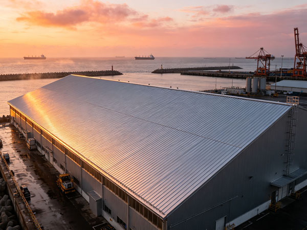 Coastal steel roof