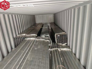 Galvanized steel pipe production completed