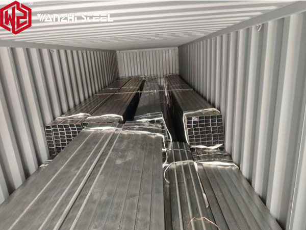 Galvanized steel pipe production completed