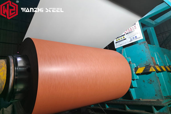 Matte color steel coil