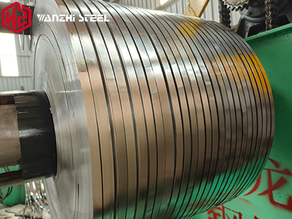 Narrow galvanized steel strip