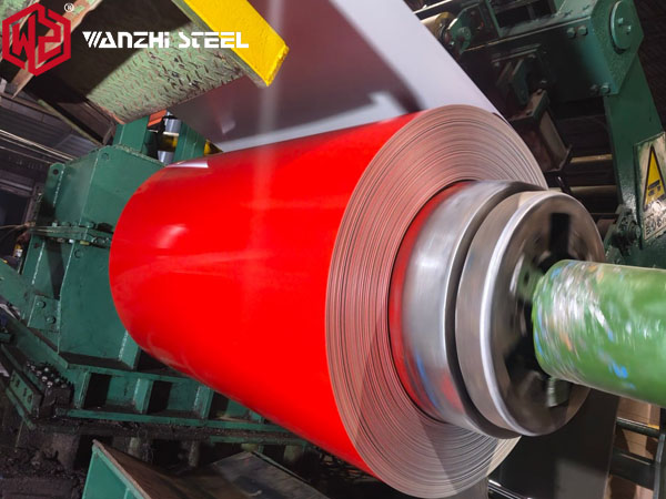 PPGI steel coil production