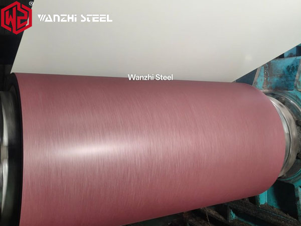 RAL 3005 wrinkle steel coil