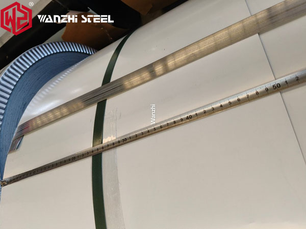 Ral 9016 ppgi strip width measurement