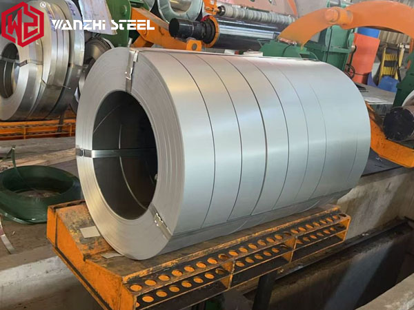 Spangle-free galvanized steel strip
