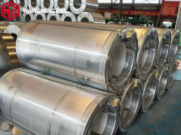 1250mm galvanized steel coils that have been packaged