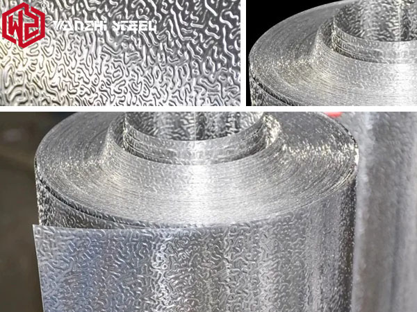 Orange peel texture aluminum coil details