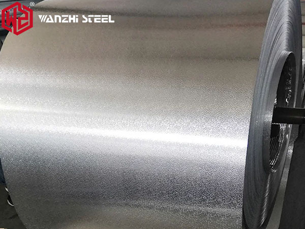 Orange peel textured aluminum coil (large coil)