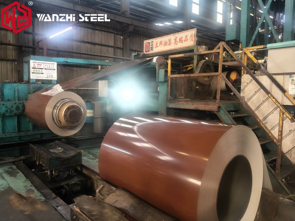PPGI Steel Coils in Production